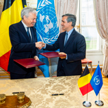 Belgium and UNODC sign two-million-euro funding agreement to strengthen fight against corruption and wildlife crime in Africa; Photo: Belgium Foreign Affairs, Foreign Trade and Development Cooperation Belgium and UNODC sign two-million-euro funding agreement to strengthen fight against corruption and wildlife crime in Africa; Photo: Belgium Foreign Affairs, Foreign Trade and Development Cooperation