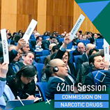 Vienna, 22 March 2019 - Yury Fedotov, Executive Director of the United Nations Office on Drugs and Crime (UNODC), welcomed the high engagement and commitment to agreeing shared solutions to drug problems at the 62nd session of the Commission on Narcotic Drugs (CND), which concluded today in Vienna. Speaking at the closing session, Mr. Fedotov stressed that the record participation and presence of many heads of state and ministers underscored the importance of the issues addressed by the CND. Vienna, 22 March 2019 - Yury Fedotov, Executive Director of the United Nations Office on Drugs and Crime (UNODC), welcomed the high engagement and commitment to agreeing shared solutions to drug problems at the 62nd session of the Commission on Narcotic Drugs (CND), which concluded today in Vienna. Speaking at the closing session, Mr. Fedotov stressed that the record participation and presence of many heads of state and ministers underscored the importance of the issues addressed by the CND.